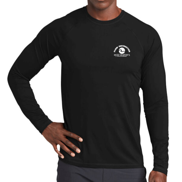 Aquatics Flow Rider Instructor - ® Long Sleeve Rashguard Tee Thumbnail