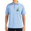 Cutter & Buck Virtue Eco Pique Tile Print Recycled Mens Polo Thumbnail